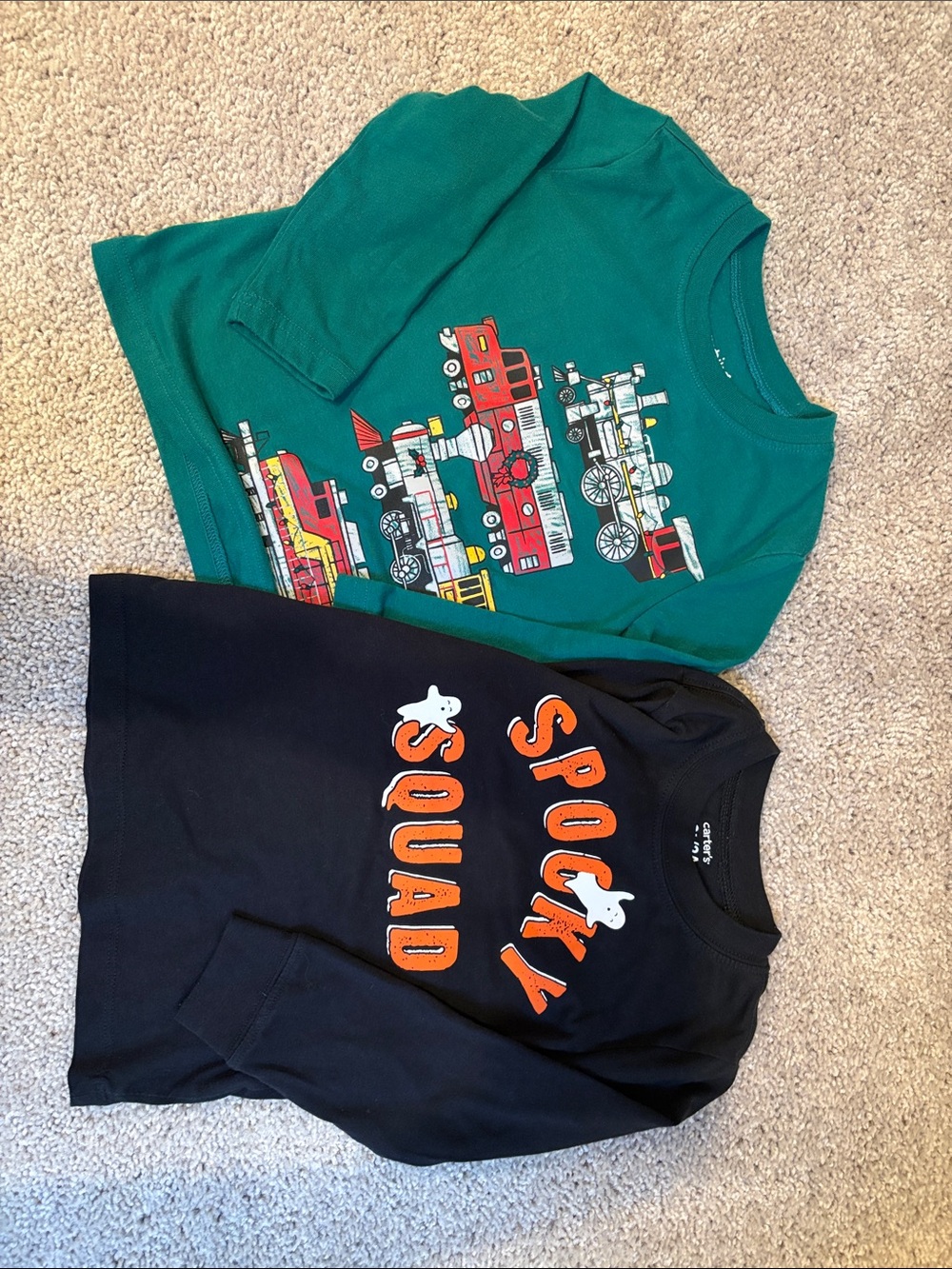 2T holiday long sleeve shirts